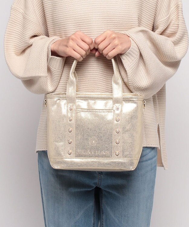 CLATHAS フロー トートバッグ ゴールド