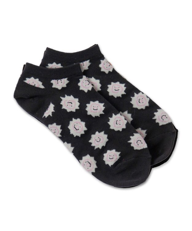 WEGO フード総柄ショートソックス 柄3