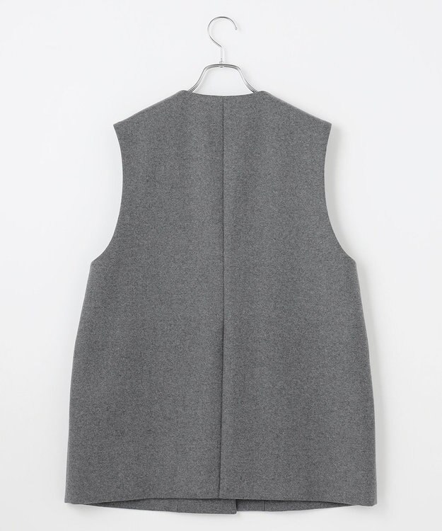 #Newans 大人気ジレが新素材で再登場！チュニックジレ チャコール