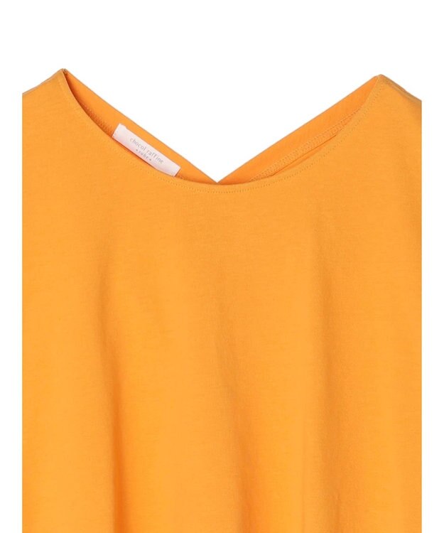 Green Parks バックカシュクール長袖チュニック Orange