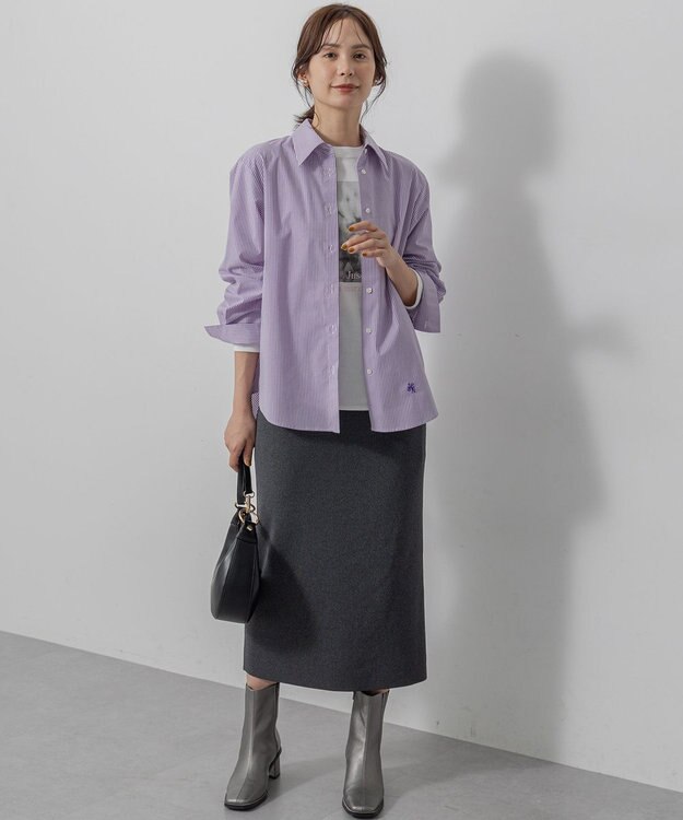 組曲 スクエアトゥショートブーツ シルバー系