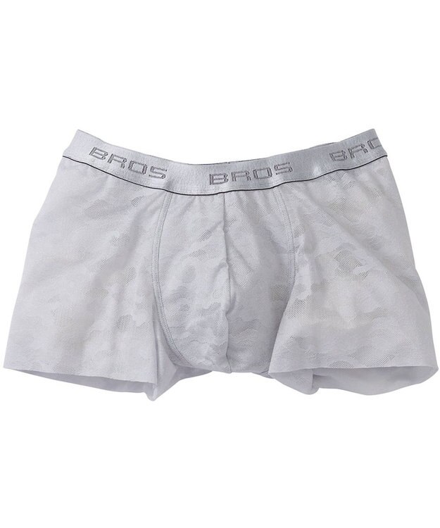 WACOAL MEN ボクサーパンツ 「レースボクサー」 通気性 フロント快適グラマラス 前閉じ GT3340 /ブロス バイ ワコールメン グレー