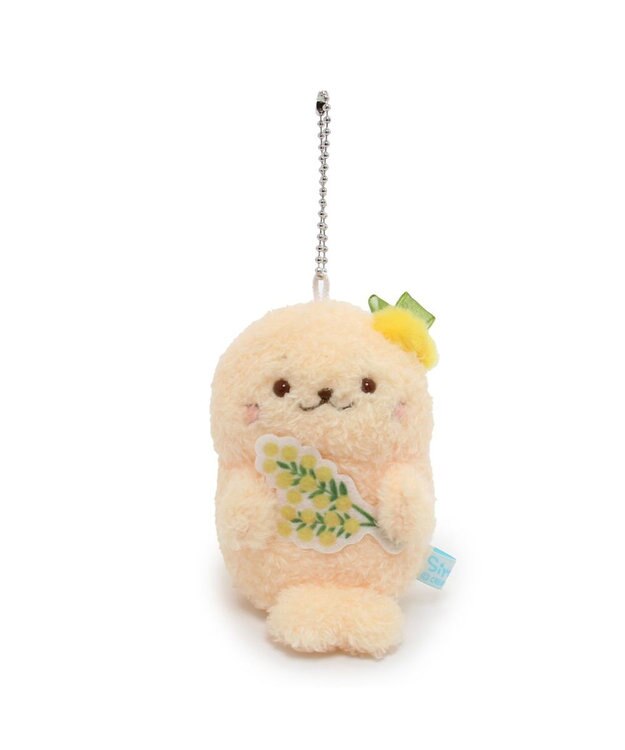 Mother garden しろたん ミモザキーホルダー しろたん 単品 しろたん