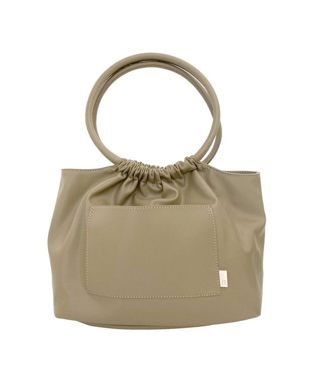 ROOTOTE 1251【合皮ギャザートート】LT.デリ.クランプリー-A 02：サンドベージュ