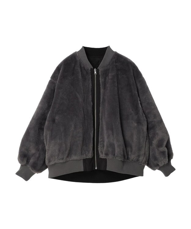 earth music&ecology リバーシブルＭＡー１ Black