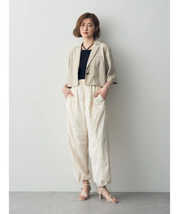 YECCA VECCA パラシュートパンツ① Off White