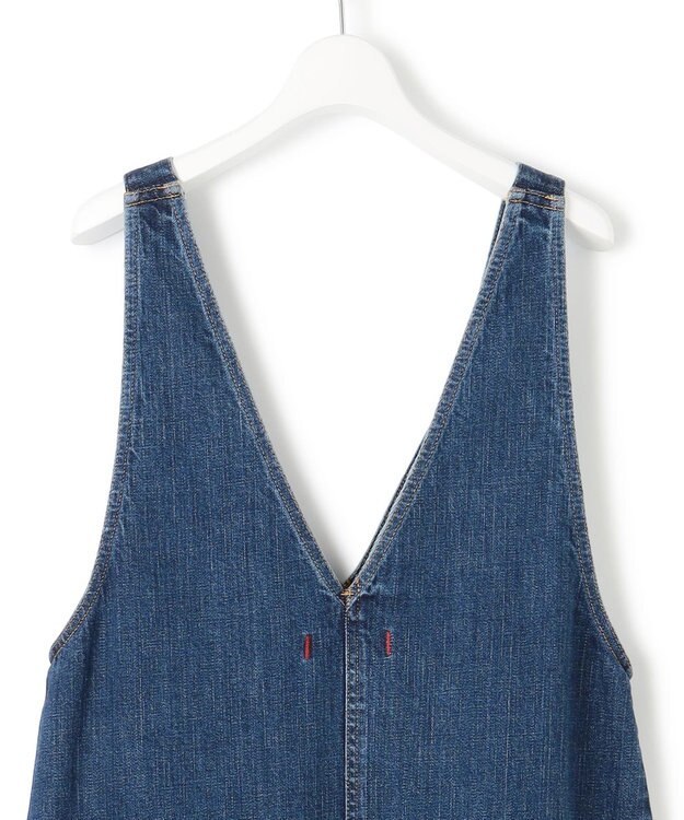 23区 L 【RED CARD TOKYO×23区】デニム サロペット ワンピース ミッドブルー系