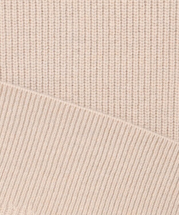 J.PRESS LADIES S 【洗える】CAT ジップアップブルゾン ニット ベージュ系