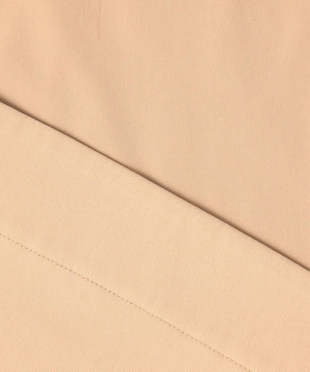 組曲 L 【WEB限定】コットンライクツイル スタンドネックコート ベージュ系