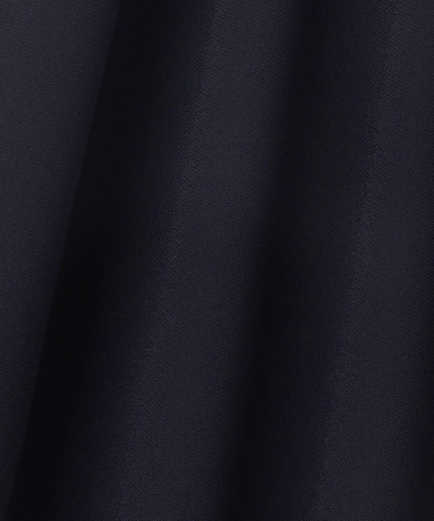 BEIGE， 【洗える】FLEUR / フロントドレープノースリーブドレス Navy