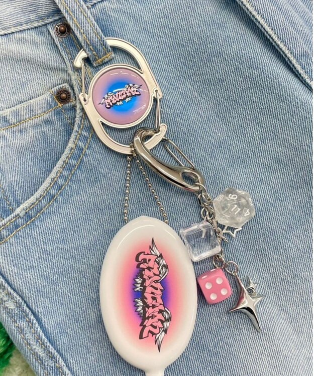 WEGO ダイスモチ－フセットキーホルダー 柄4