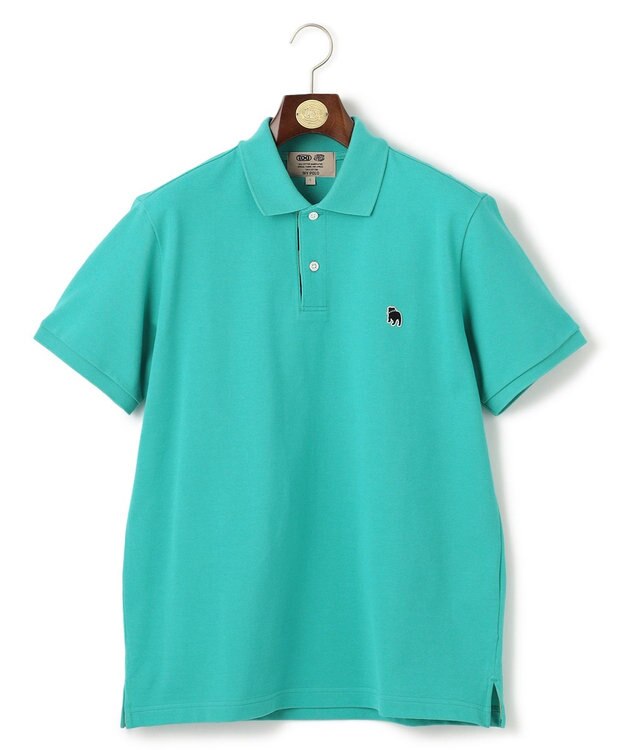 J.PRESS MEN 気品と愛嬌のバランスが抜群！【J.PRESS人気NO1ポロシャツ】 バックブルカノコレジメン ポロシャツ ピーコックグリーン系