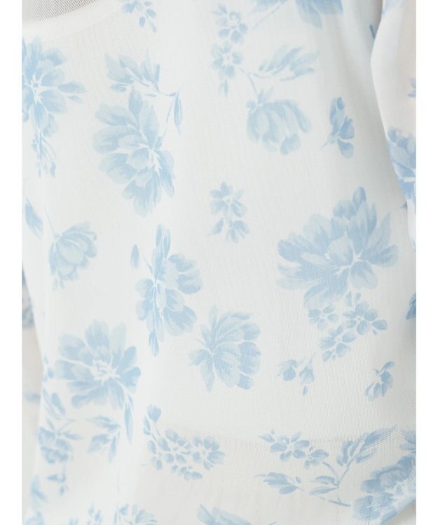 earth music&ecology フラワープリントシアーインナー Sax