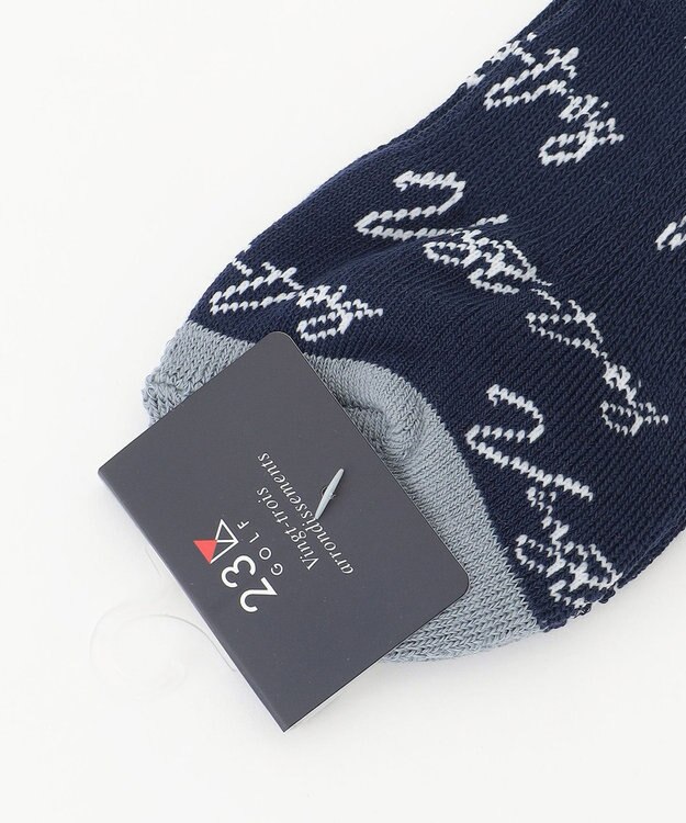 23区GOLF 【WOMEN】ロゴアンクル ソックス ネイビー系