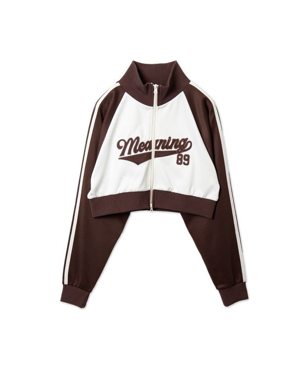 WEGO スタジアムロゴトラックジャケット ブラウン