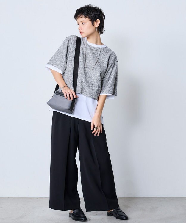 MioFIRANO SILHOUETTE R001 ショルダーバッグ GRAY