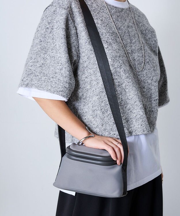 MioFIRANO SILHOUETTE R001 ショルダーバッグ GRAY