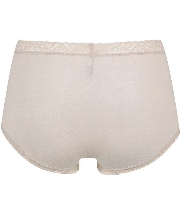 Wing ショーツ 綿混(身生地部) やさしい肌あたり 【デイリーフィット やわらかコットン】 はきこみ丈ふかめ EC3230 ウイング／ワコール シェルベージュ