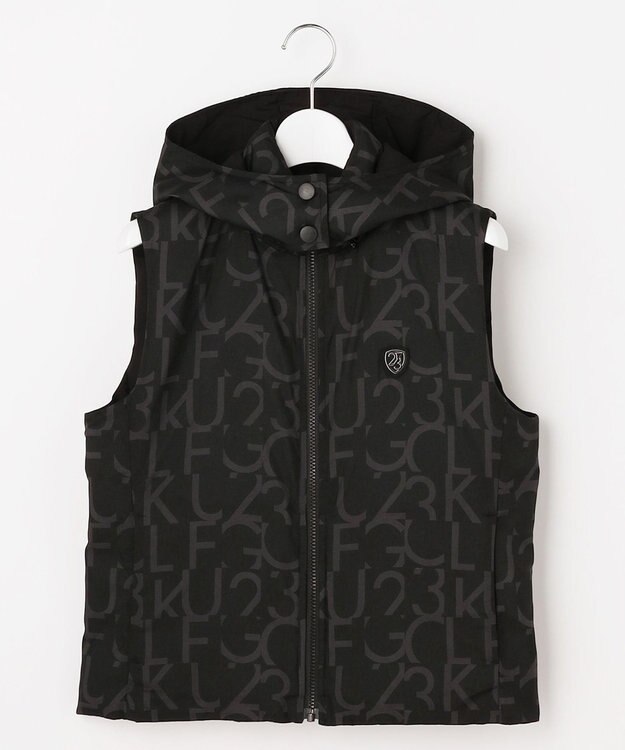 23区GOLF 【WOMEN】中綿リバーシブルベスト ブラック系5