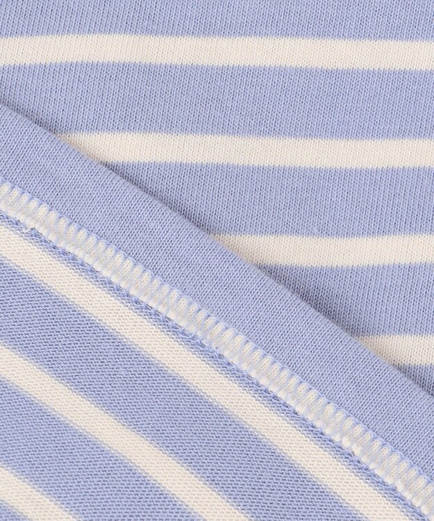 組曲 KIDS 【80-100㎝】ボーダー ワンピース サックスブルー系1