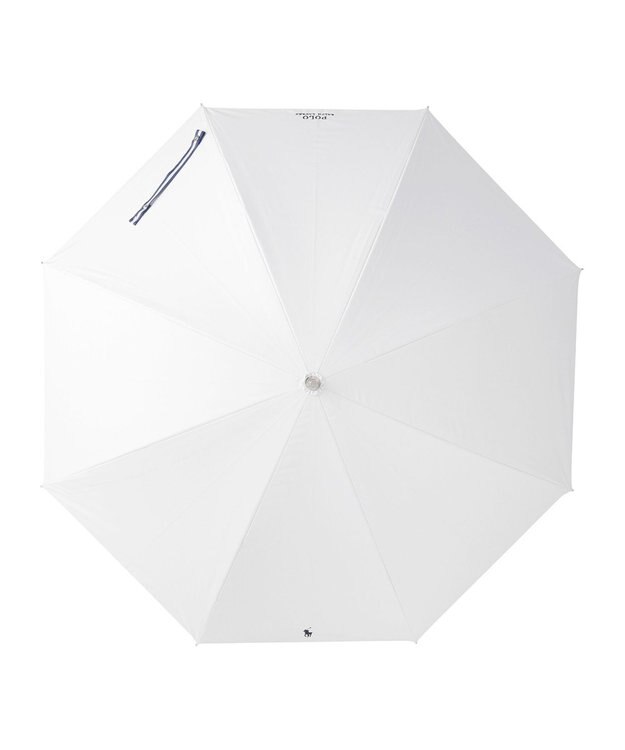 MOONBAT 【軽量】POLO RALPH LAUREN 晴雨兼用日傘 長傘 PP刺繍／一級遮光 遮熱 UV オフ×ネイビー