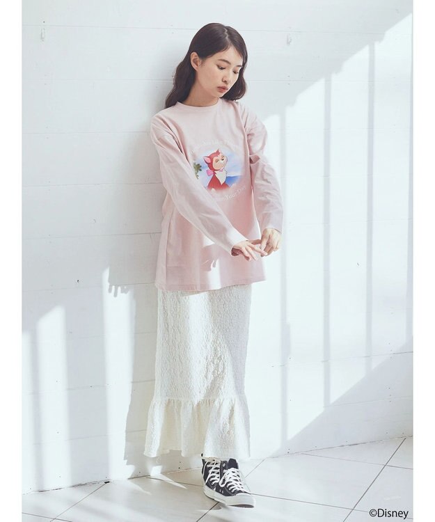 earth music&ecology Ｄｉｓｎｅｙ／フロントダイナロンＴ Pink