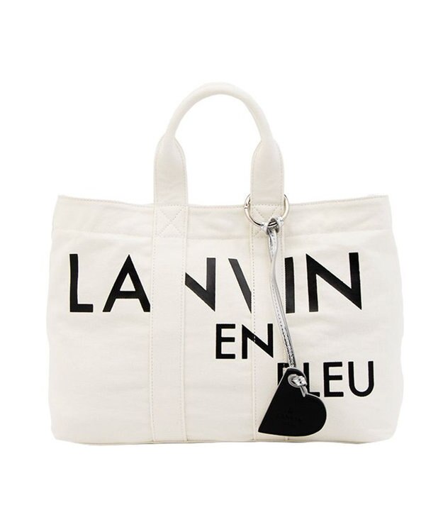 LANVIN en Bleu ジャーナル 2wayトートバッグ アイボリー