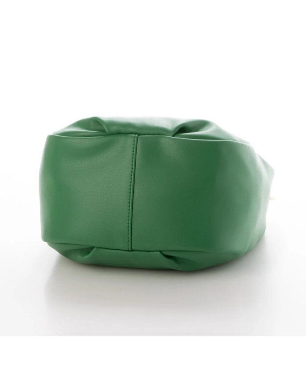 UNBILLION kakatoo ギャザーハンドル2wayバッグ グリーン