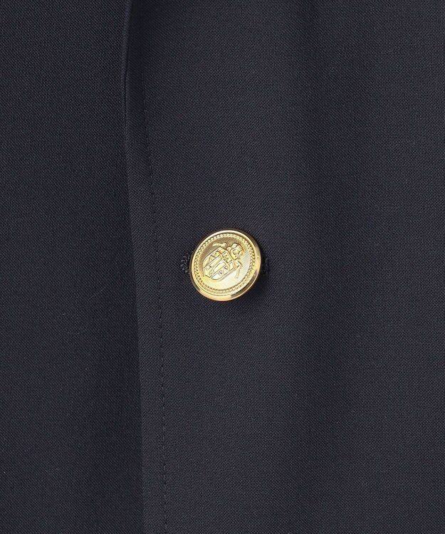 J.PRESS MEN 【AaronChang】【UNISEX】ウールポリエステル トロピカル ブレザー / バギーフィット ネイビー系