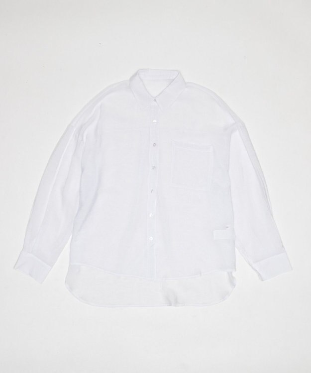 WEGO 【2026年春夏新作】シアーシャツ ホワイト