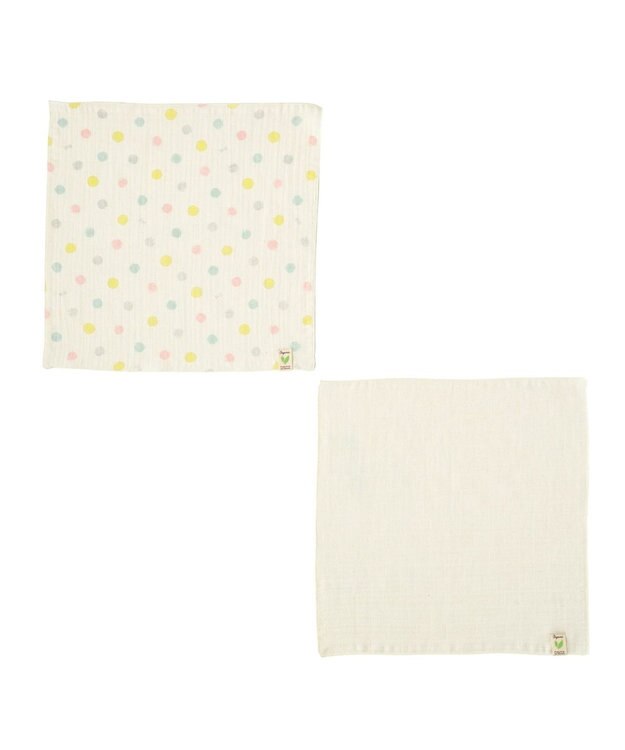 MIKI HOUSE HOT BISCUITS ガーゼハンカチセット(2枚セット)