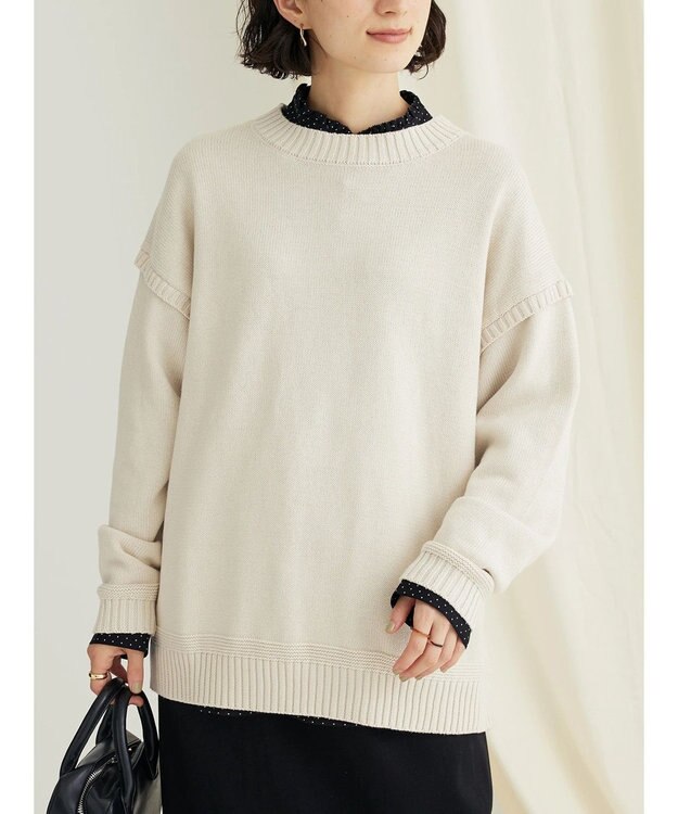 CRAFT STANDARD BOUTIQUE ガンジーニットプルオーバー Ivory