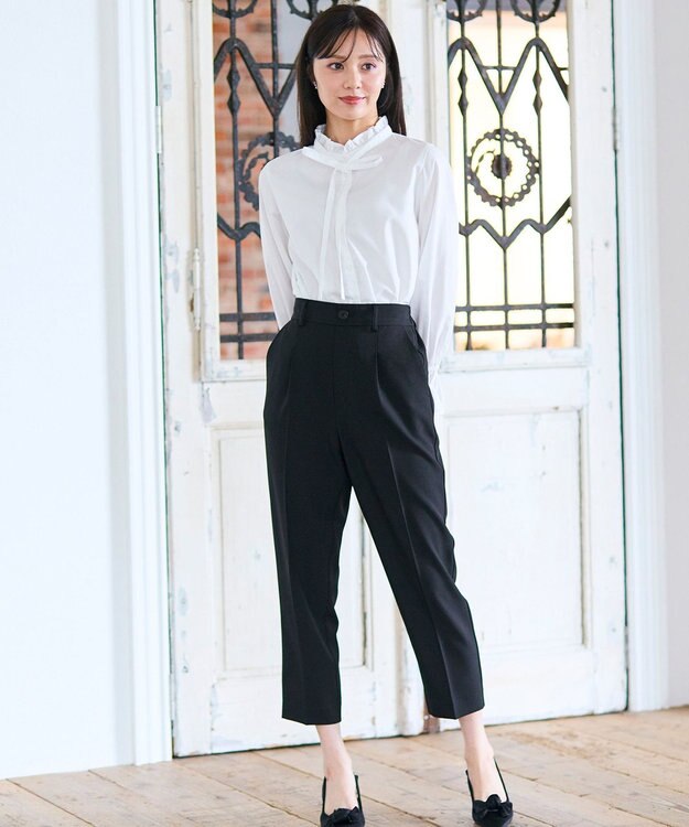 Feroux リボンディテール ブラウス ホワイト系