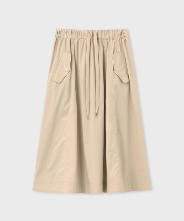 Paul Smith コットンブレンド フレア スカート ライトベージュ