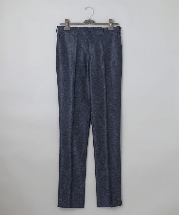 GOTAIRIKU 新素材セットアップ【通気性抜群/洗える/シワになりにくい】カラミプリントストレッチセットアップ パンツ ネイビー系8