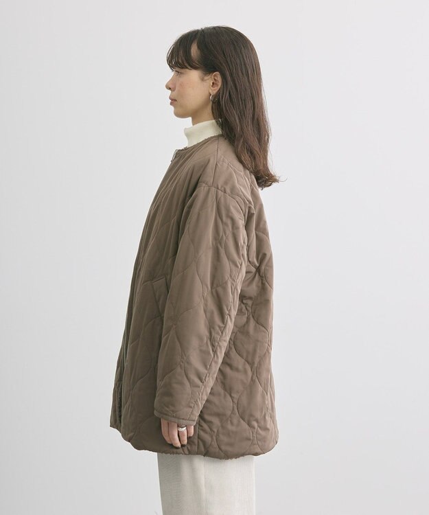 AMERICAN HOLIC 軽ポカ２ＷＡＹリバーシブルキルトアウター Mocha