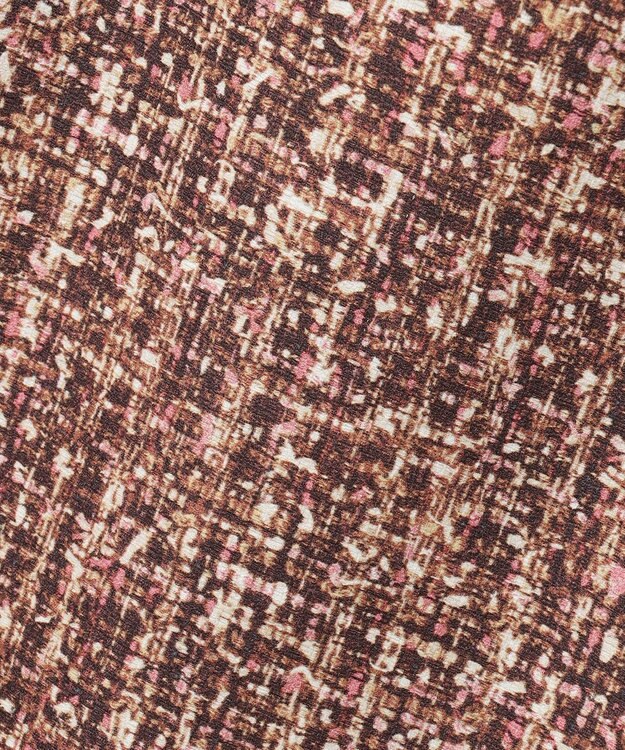 自由区 S プリントジャガードストレッチ  ワンピース ベージュ系5