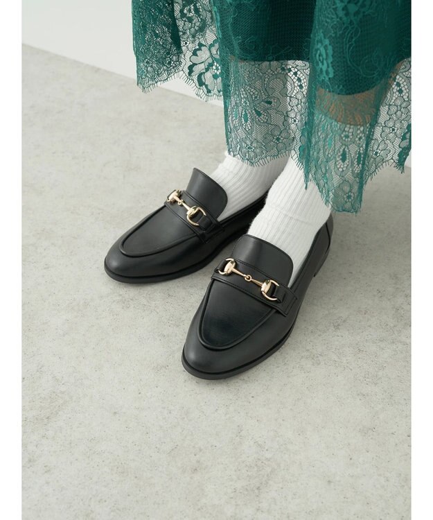 earth music&ecology ＯＲｉｅｎｔａｌＴＲａｆｆｉｃ　ビットローファー Black