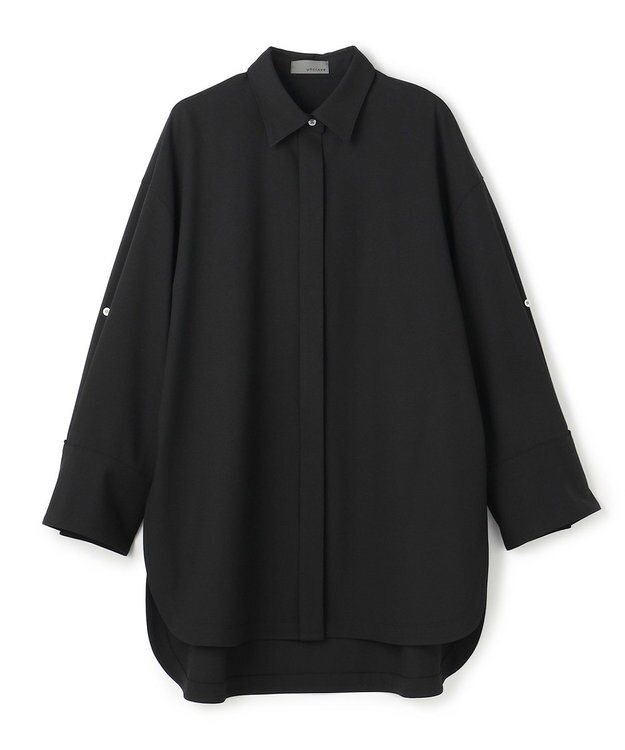 uncrave TRツイル BIGシャツ ブラック