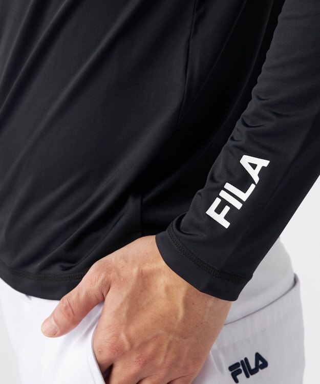 FILA GOLF／marie claire 【FILA GOLF】接触冷感ハイネックインナー ブラック
