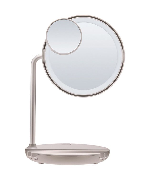 YAMATO テーブル＆キッチン 【フェスティノ】充電式LEDファンミラー  サンドベージュ  SMHB-032-SB ベージュ