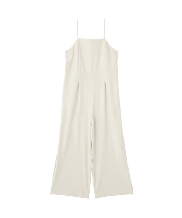 AMERICAN HOLIC 【2点セット】ロングレースジレ+サロペット Off White