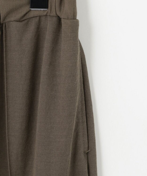 SHARE PARK LADIES 【洗える】ナチュラルワッシャー　セミフレアパンツ モカ