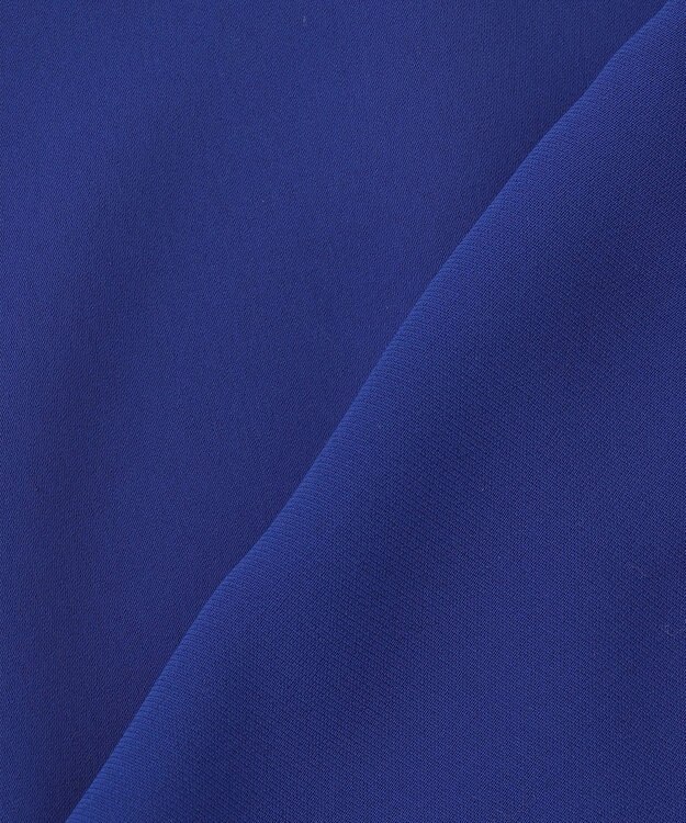 ICB 【UVカット・接触冷感・防シワ・洗える】エステルダブルクロス タックデザインプルオーバー ロイヤルブルー系