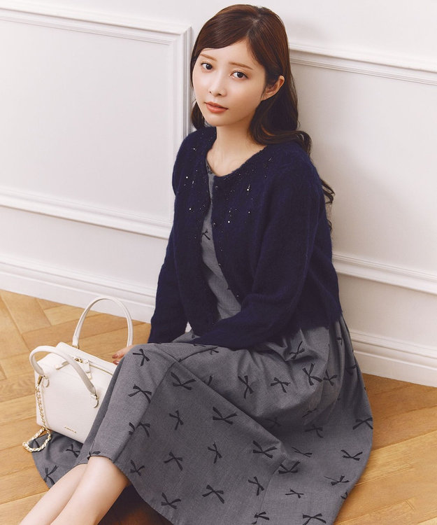 TOCCA MIDNIGHT STAR カーディガン ネイビー系