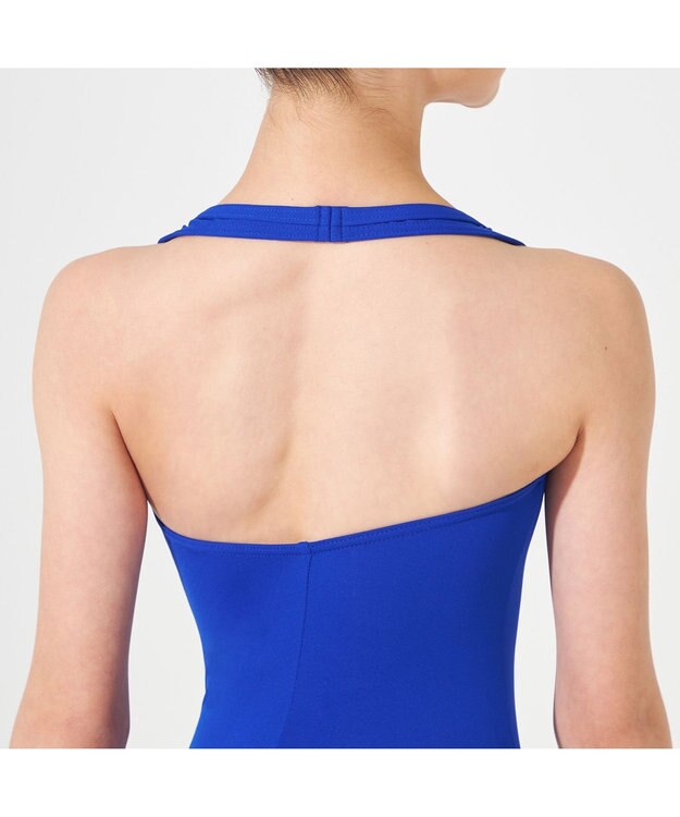 Chacott ホルターネックレオタード ブルー