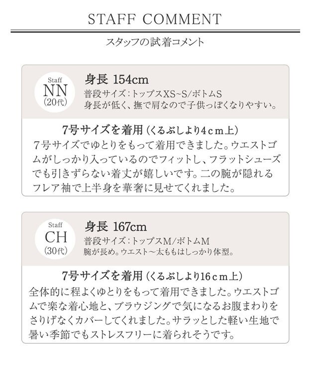 Tiaclasse L 【新色追加・洗える】チェック柄フレア袖シアーワンピース ネイビー