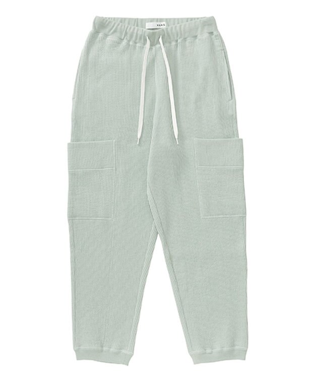 HAAG スマイルコットン SIDE POCKET PANTS パンツ ミントグリーン