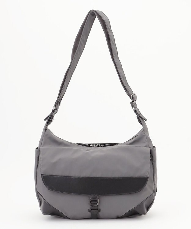 Y'SACCS ミリタリーフラップショルダー　Mサイズ ダークグレー