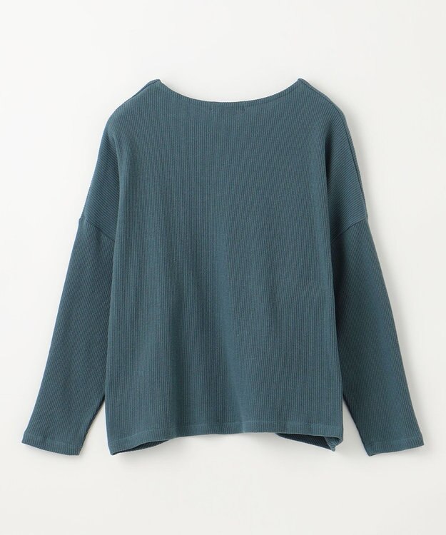 ANY 【洗濯機可能】Vネックニットソー グリーン